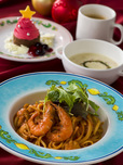 スペシャルセット 1,920円｜東京ディズニーシー「カフェ・ポルトフィーノ」｜東京ディズニーリゾート「ディズニー・クリスマス」2019スペシャルメニュー