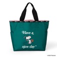 【LeSportsac×PEANUTS】「LG リバーシブル トート」（H36×W36×D14cm）￥25,300