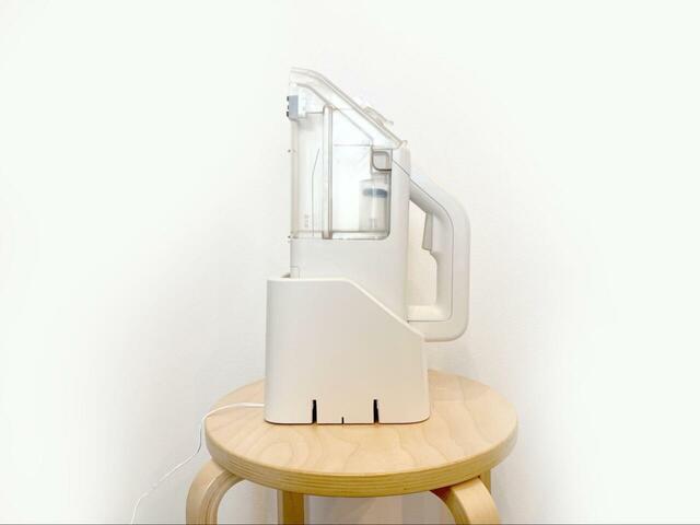 【アイリスオーヤマ ハンディリンサークリーナー】場所を取らずに収納できます