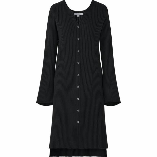 3Dリブロングカーディガン（長袖）