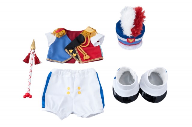 コスチュームセット 4,800円 （ダッフィー）セット内容：ジャケット、ズボン、ぼうし、くつ、メジャーバトン｜東京ディズニーシー「ダッフィー&フレンズのハッピーマーチングファン」2018年