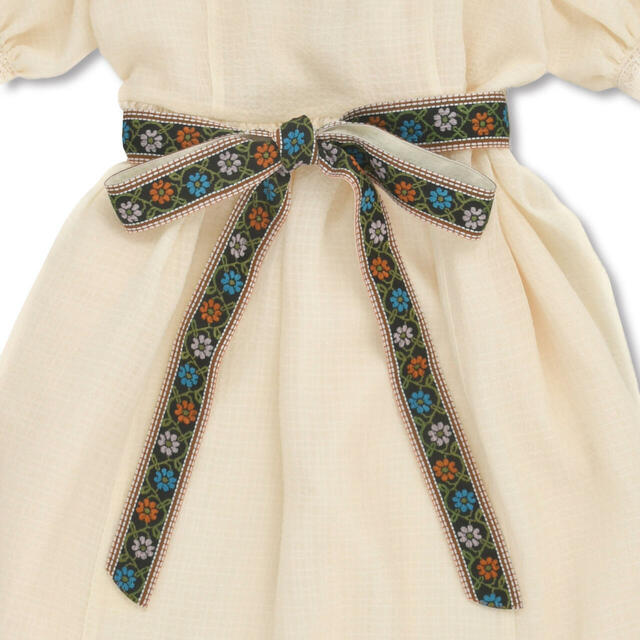 フィガロ&クレオ 半袖ワンピース イエロー ピノキオ Spring Couture 13,000円