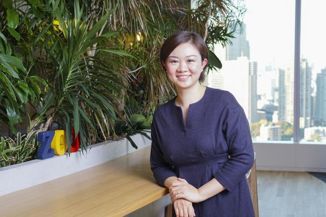 「Amazon Kids＋」の日本での事業責任者　キャサリン・ジアさん／撮影：源賀津己