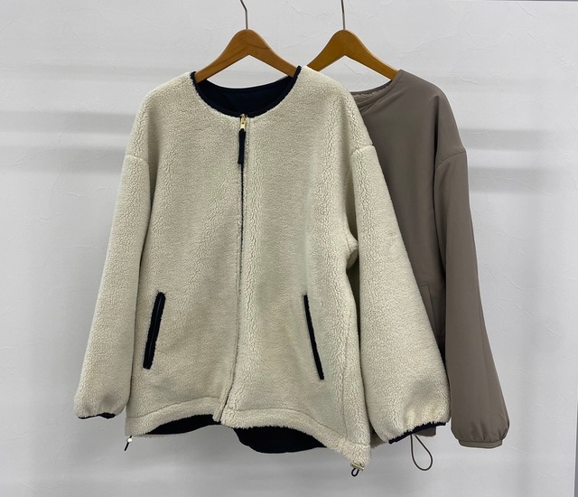 【グローバルワークの冬アウター売上ランキング 4位】「リバーシブルボアブルゾン」7,920円（税込）