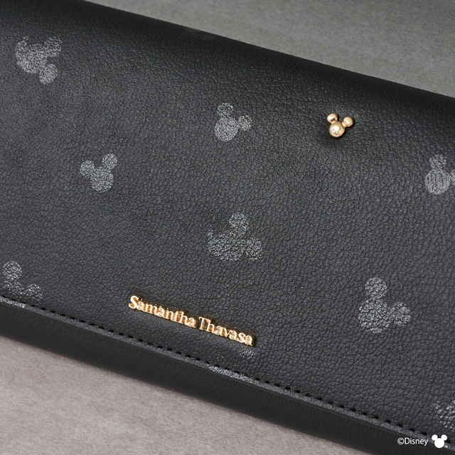 折財布 ￥25,300、長財布 ￥28,600｜Samantha Thavasa「ミッキーマウス&ミニーマウス」コレクション