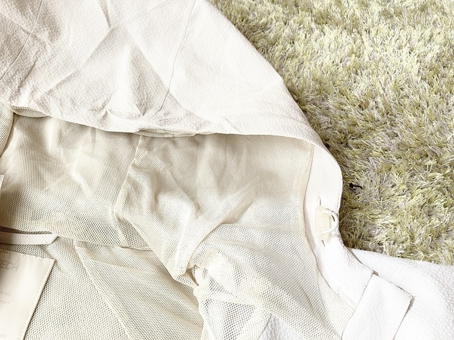 【ワークマン シアサッカーレインジャケット】素材はポリエステル