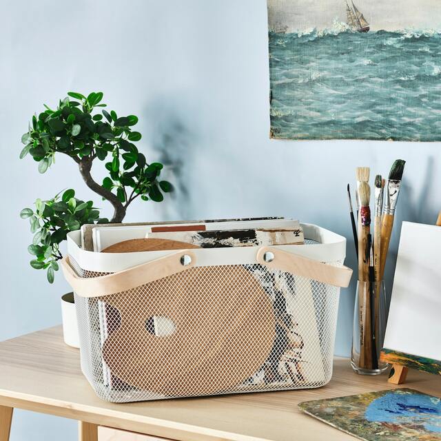 【イケア 人気収納ランキング 10位】「RISATORP/リーサトルプ バスケット」1,799円（税込）