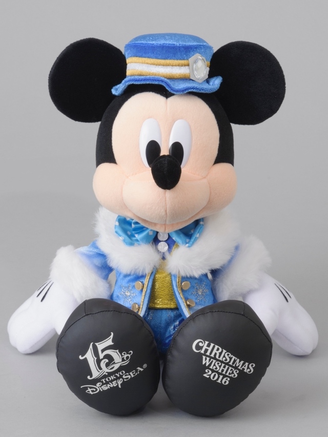 ぬいぐるみ（ミッキーマウス）¥4,500｜東京ディズニーシー「クリスマス・ウィッシュ」（2016年）スペシャルグッズ