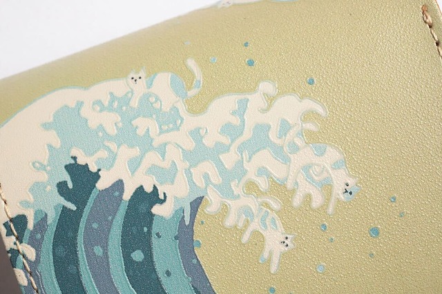 【小さいふ。コンチャ 波猫】こんなとこにもねこー！！！