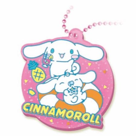【すかいらーく6ブランド「ラッキーセット」新カプセルトイ】「シナモロール」ラバーチャーム