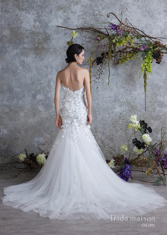 クラウディア|「Irida maison(イリーダメゾン)」新作ウェディングドレス|IM-0043_Offwhite