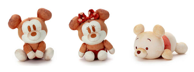 ディズニーキャラクター Nuiパン ぬいぐるみS 2,200円～2,640円