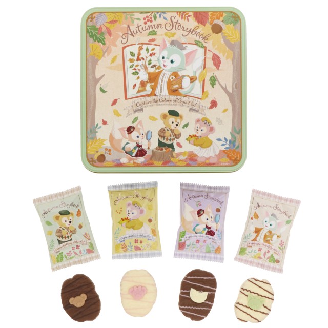 「ダッフィー＆フレンズのオータム・ストーリーブック」チョコレートカバード・ラスク