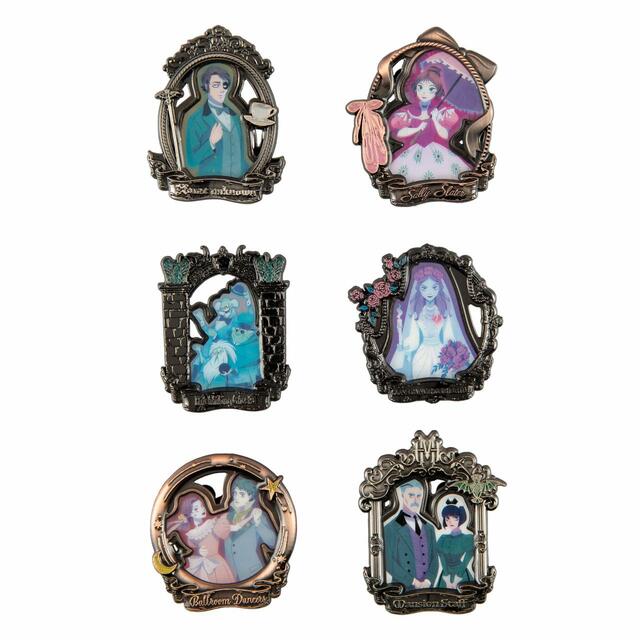 ピンバッジ 1,300円｜サイズ：（1個あたり）縦約5×横約4cm｜東京ディズニーリゾート「ディズニーストーリービヨンド」グッズ｜販売店舗：東京ディズニーランド「キングダム・トレジャー」｜発売日：2023年1月26日（木）