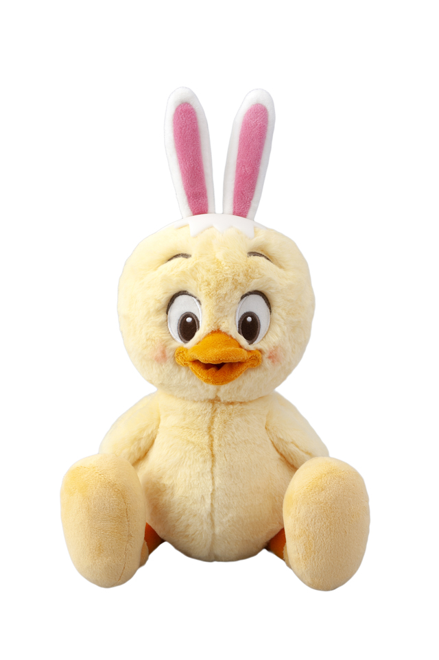 ぬいぐるみ 2,900円｜(座った高さ)約35cm｜販売場所：東京ディズニーシー ショップ「エンポーリオ」｜発売日：2019年4月1日（月）｜東京ディズニーリゾート（東京ディズニーランド／東京ディズニーシー）「ディズニー・イースター」お土産グッズ2019