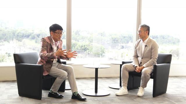 亀田誠治×宮本亞門　対談の様子