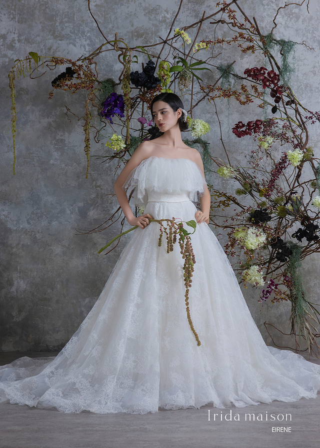 クラウディア|「Irida maison(イリーダメゾン)」新作ウェディングドレス|IM-0042_Offwhite