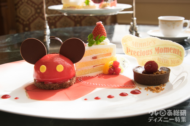 “ミニーのプレシャスモーメント・ウィズ・ユー”アフタヌーンティーセット 3,800円|東京ディズニーランドホテル「ドリーマーズ・ラウンジ」