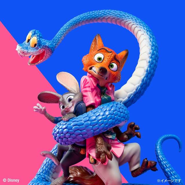 A賞：『ズートピア2』ポスターフィギュア｜Happyくじ『ズートピア2』