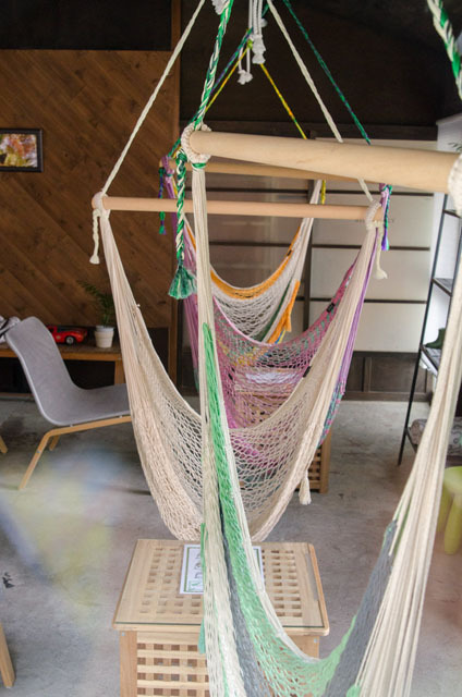 ハンモックカフェ「晴耕雨読」