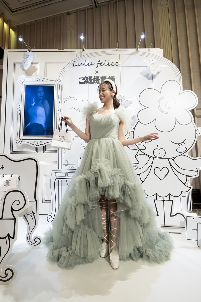 「Lulu felice×ご近所物語」新作ウェディングドレス　LU-1006_Pistachio