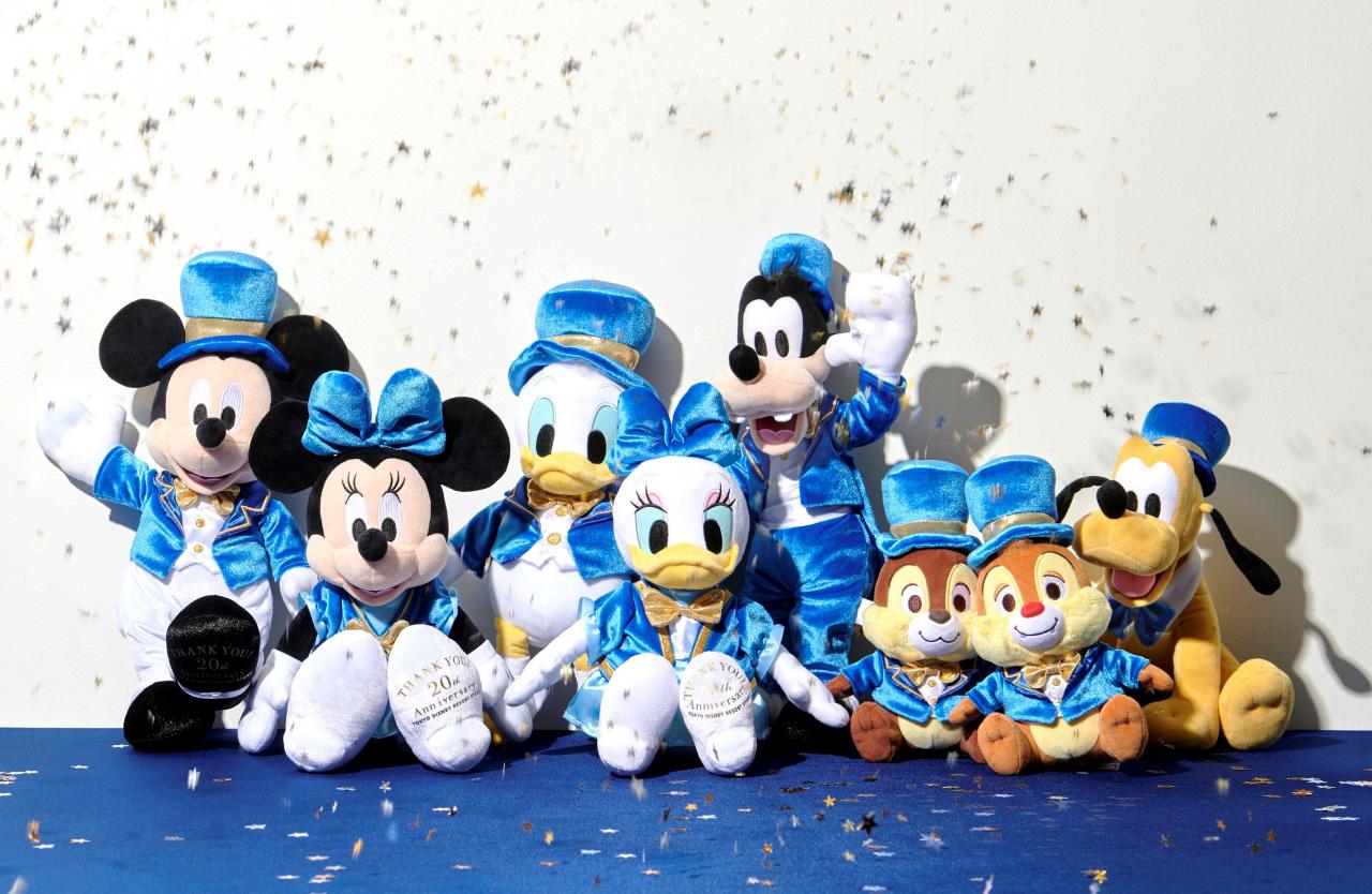 ★DISNEY SEA 20周年 チップ デール クッション 入園者限定