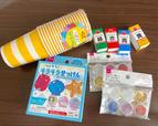 【ダイソー /つくろう!キラキラせっけん】ラメグリッターと紙コップはキットと一緒にダイソーで購入しました