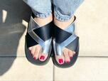 【niko and ... オリジナル厚底トングサンダル】クッション性が高く、歩行時の衝撃をしっかり吸収してくれるため長時間履いても足の負担はほとんど感じません！