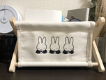 【miffy 収納ラック】文庫本もきちんと収まる