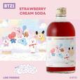 「STRAWBERRY CREAM SODA（BT21 Limited Edition）」＜2,990円（税込）＞【BT21の新シリーズ「On the Cloud」デザイン限定ラベルのお酒が登場】