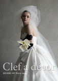 「Clef a decor-クレアデコール」新作ウェディングドレス　DEC0202_Offwhite
