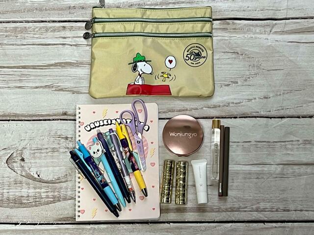 これだけのものを入れることができました！