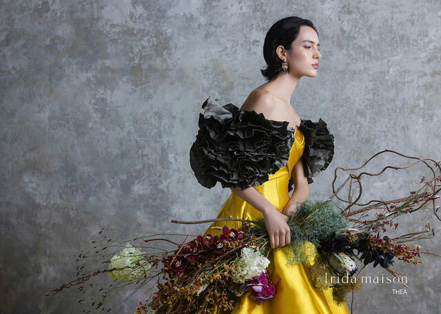 クラウディア|「Irida maison(イリーダメゾン)」新作ウェディングドレス|IM-0046_Yellow