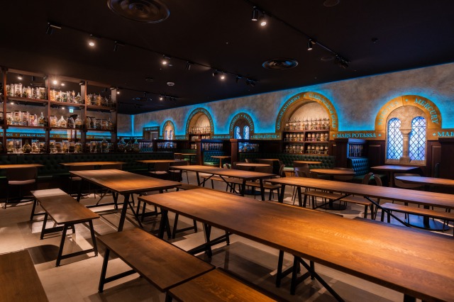 バックロットカフェの内観