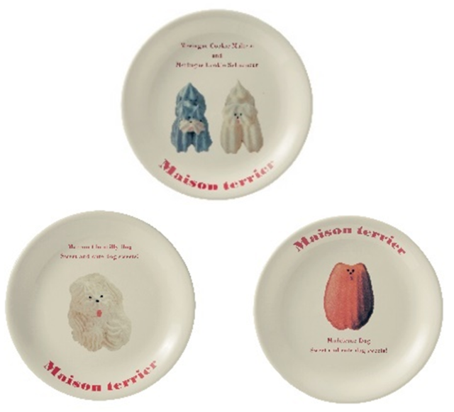 お菓子デザインのお皿|2,500円(税込)