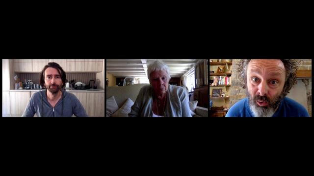 “ご本人登場”する大女優ジュディ・デンチ(中央)