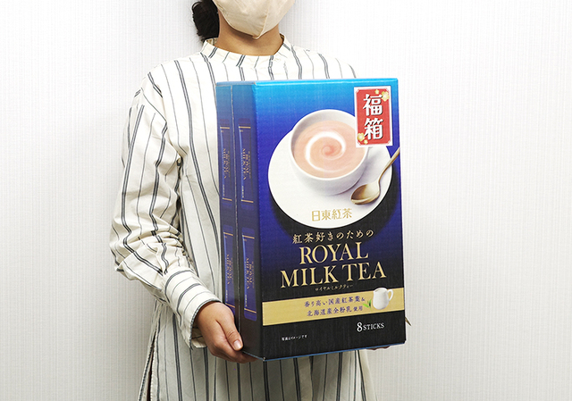 「日東紅茶 新春福袋 5000円福箱」<期間:2025年12月1日〜>【昨年は即完売!「日東紅茶」づくしの”特大パッケージ新春福箱”が今年も登場!2026年は人気の「ロイヤルミルクティー」が新登場!】