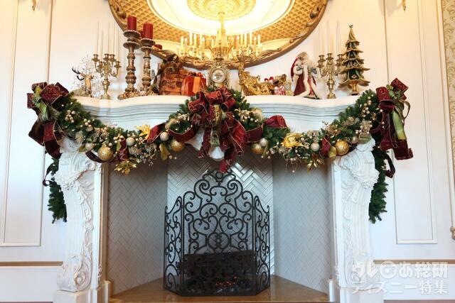 京ディズニーシー・ファンタジースプリングスホテル グランドシャトー クリスマス装飾