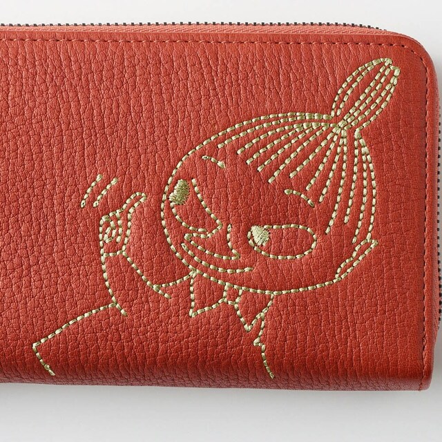 genten レザー長財布 「ムーミン」｜￥32,800 （税込）