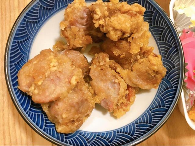 中津しょうゆからあげ専門店　鶏笑の砂肝のからあげ