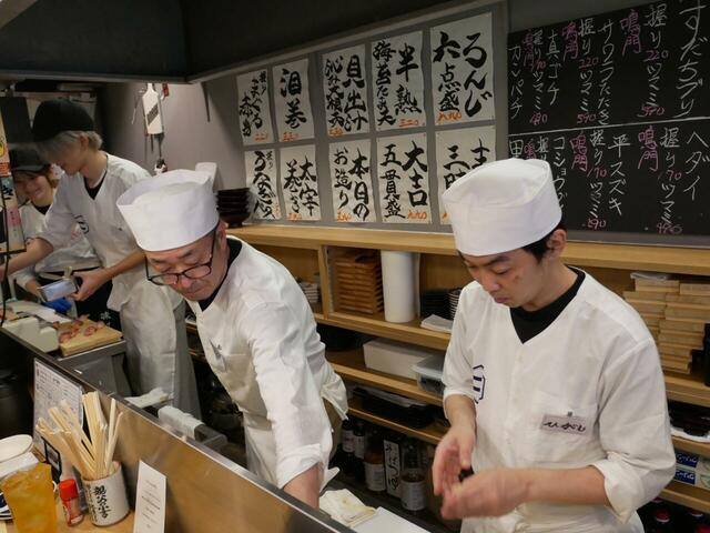 目の前で握って、あげてくれます