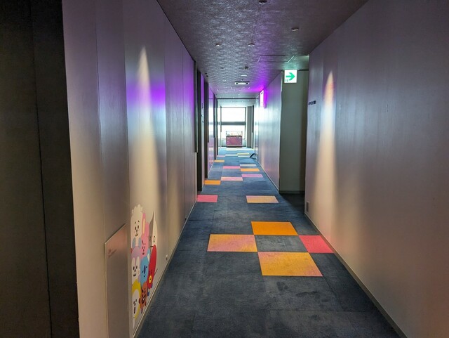 【BT21|sequence MIYASHITA PARK】フロアの床もBT21仕様