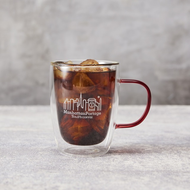 「タリーズコーヒー×マンハッタンポーテージ ダブルグラス」＜2,380円（税込）/1個＞【「タリーズコーヒー×マンハッタンポーテージ」コラボレーションアイテムが新登場】