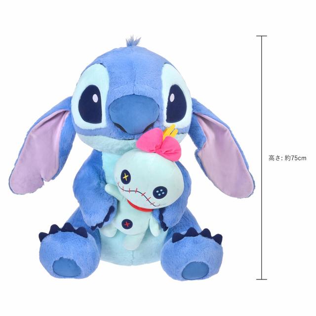 スティッチ＆スクランプ ぬいぐるみ (SUPER BIG) STITCH 20 YEARS 19,800円