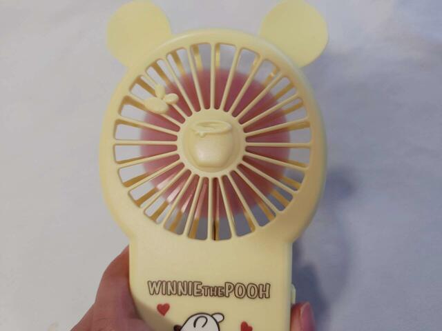 扇風機を回した状態