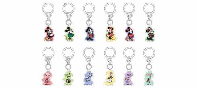 アクリルマーカーチャーム「ミニーマウス」990円 © Disney