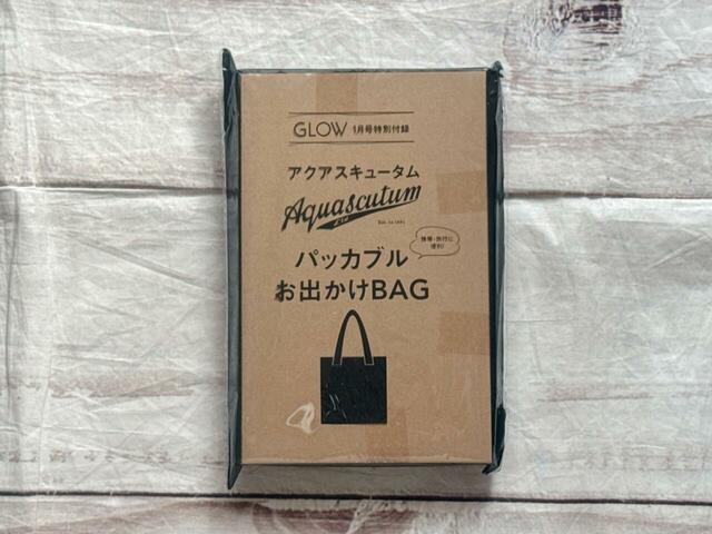 付録は「アクアスキュータムパッカブルお出かけBAG」