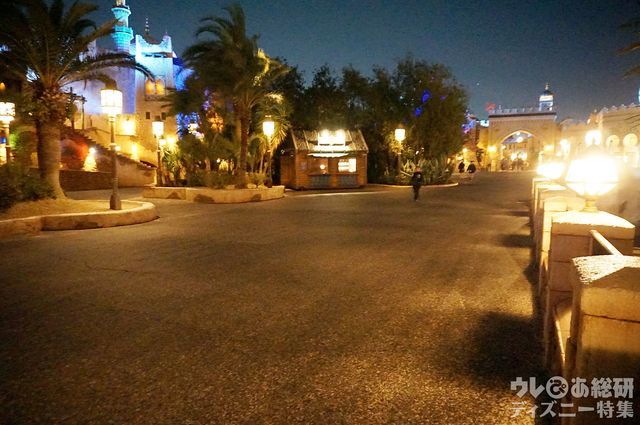 人の少ないアラビアンコースト｜東京ディズニーシー「ピクサー・プレイタイム」2018年