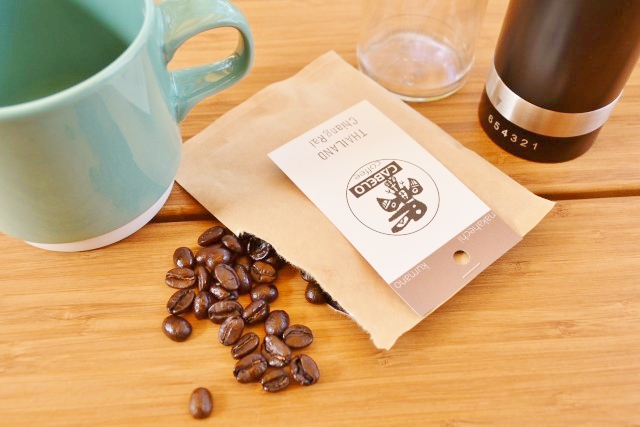 袋を開けるとフレッシュなコーヒーのいい香りが漂う