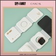 【GAACAL『SPY×FAMILY』コラボ】スマホ、アップルウォッチ、イヤホンを3台同時に充電できる便利なワイヤレス充電器